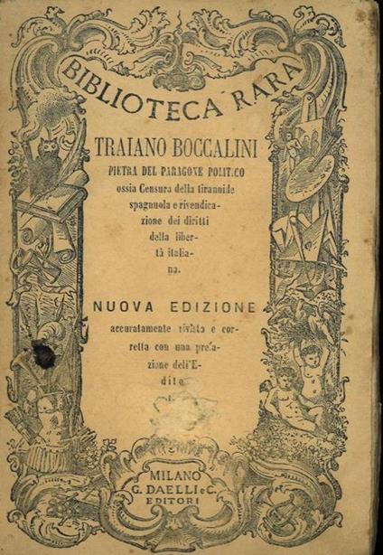 Pietra del paragone politico - Traiano Boccalini - copertina