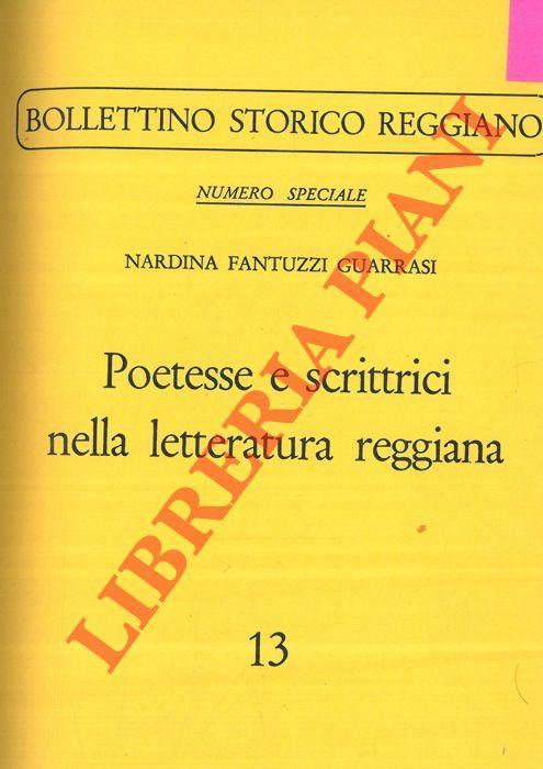 Poetesse e scrittrici nella letteratura reggiana