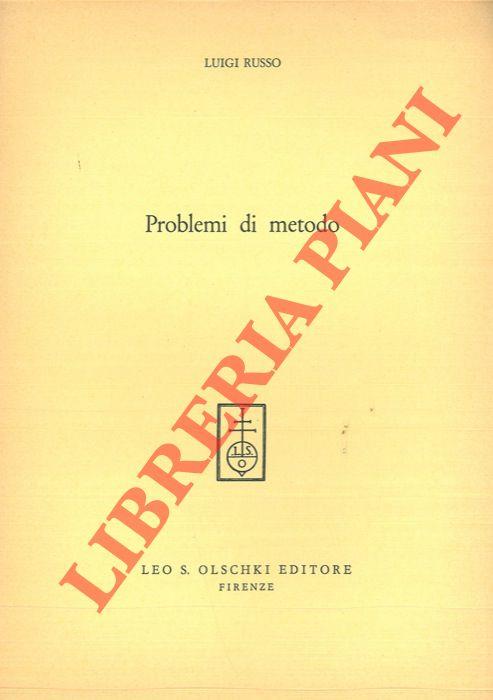 Problemi di metodo