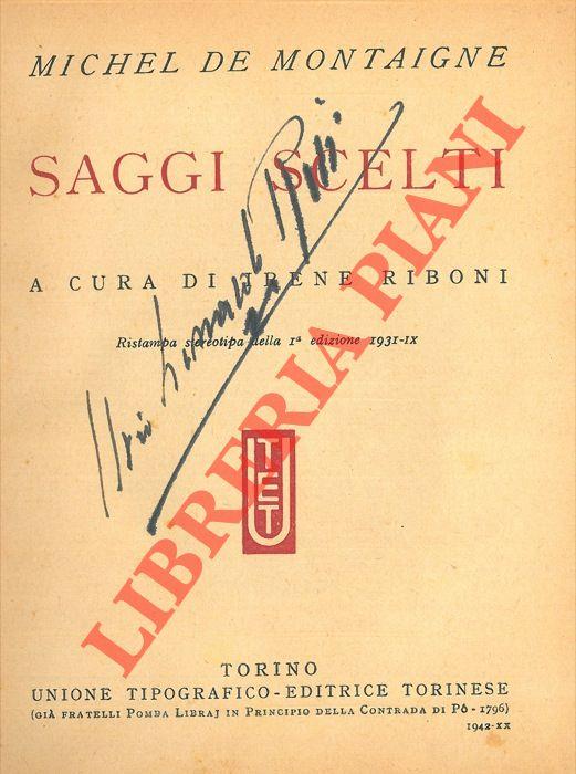 Saggi scelti