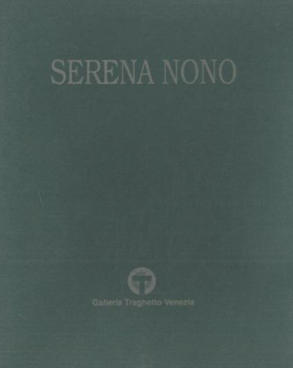 Serena Nono - Daniele Del Giudice - copertina