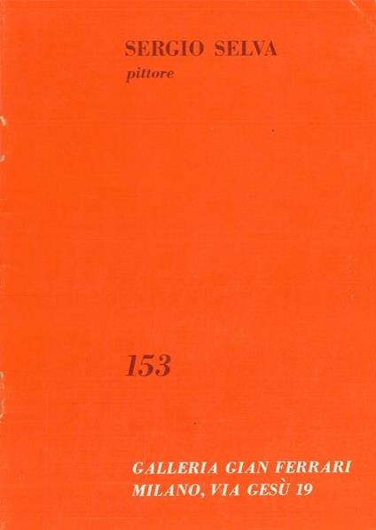 Sergio Selva pittore - Fortunato Bellonzi - copertina