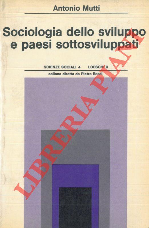 Sociologia dello sviluppo e paesi sottosviluppati