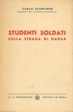 Studenti soldati sulla strada di Hara