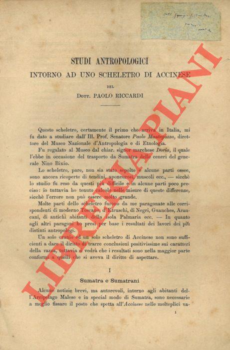 Studi antropologici intorno ad uno scheletro di accinese