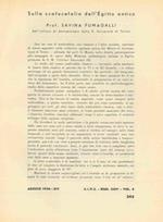 Sulla scafocefalia dell'Egitto antico = Nuova interpretazione del rito funerario della posizione rannicchiata = Gli Zuéia, i Tébu, i Sudanesi delle oasi di Cufra (Osservazioni antropologiche) = Sulla correlazione stratigrafica delle regioni costiere