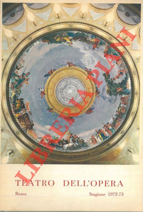 Teatro dell'opera. Stagione 1972-73