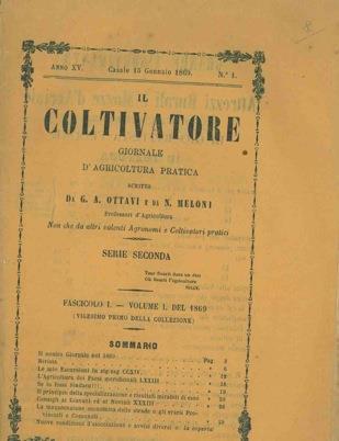 Il coltivatore giornale d'agricoltura pratica - Giuseppe Antonio Ottavi - copertina