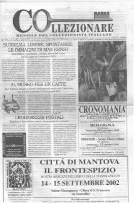 Collezionare. Mensile del collezionista italiano - copertina