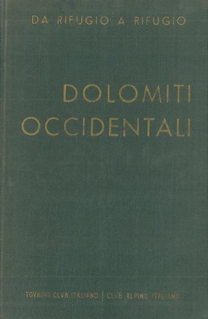 Dolomiti Occidentali - Silvio Saglio - copertina