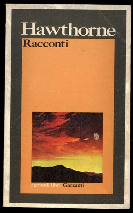 Racconti - Nathaniel Hawthorne - copertina