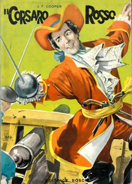 Il corsaro rosso - James Fenimore Cooper - copertina