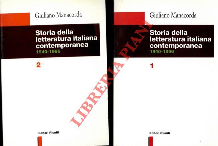 Storia della letteratura italiana