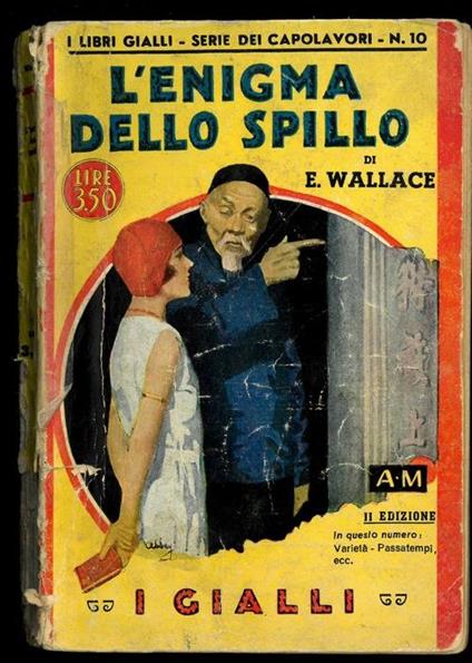 L' enigma dello spillo - Edgar Wallace - copertina