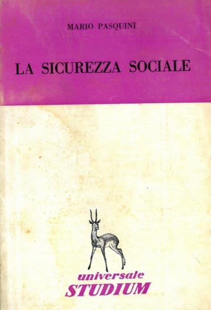 La sicurezza sociale - Mario Pasquini - copertina