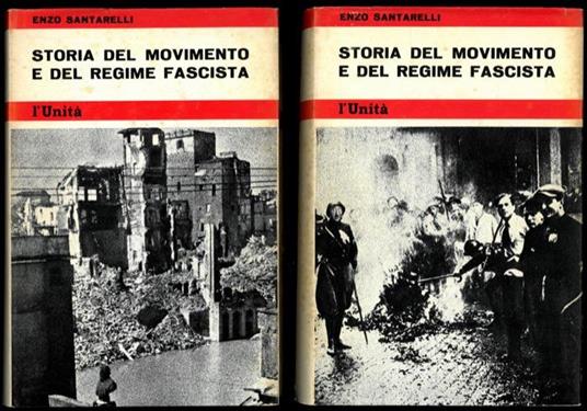 Storia del movimento e del regime fascista - Enzo Santarelli - copertina