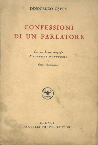 Confessioni di un parlatore - Innocenzo Cappa - copertina
