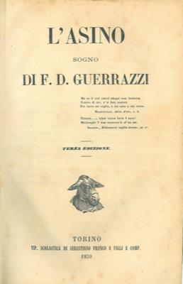 L' Asino, sogno. Terza edizione - Francesco D. Guerrazzi - copertina