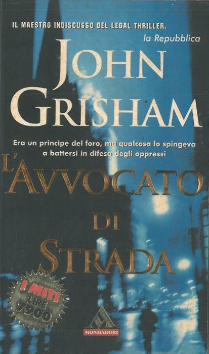 L' avvocato di strada - John Grisham - copertina