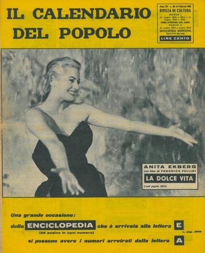 Il calendario del popolo. Rivista mensile di cultura - copertina