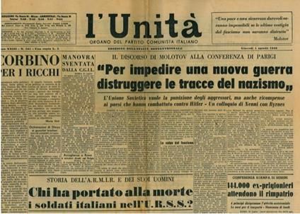 Conferenza di Parigi, trattato di pace, e altri problemi di quel periodo - copertina