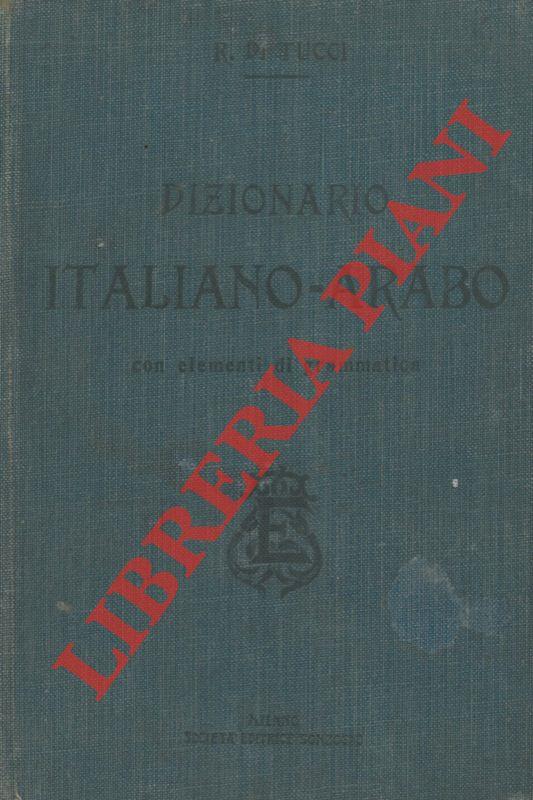 Dizionario italiano-arabo con elementi di grammatica