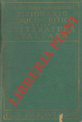 Dizionario storico-critico della letteratura italiana