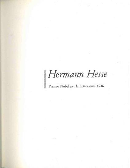 Hermann Hesse - copertina