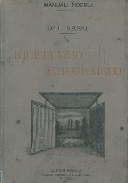 Manuale pratico di fotografia alla gelatina-bromuro d'argento secondo i pi recenti perfezionamenti - Giovanni Santoponte - copertina