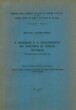 Il Neogene e il Quaternario nei dintorni di Orosei (Sardegna)