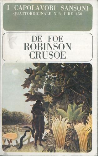 Robinson Crusoe - Daniel Defoe - copertina