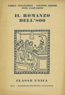 Il romanzo dell'800 - C. Pellegrini - copertina