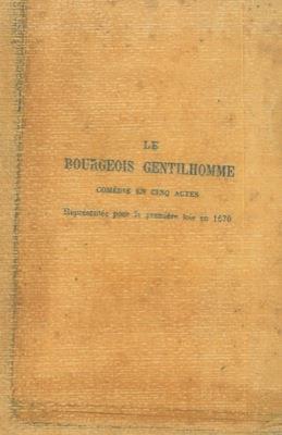Theatre de Molire. Le bourgeois gentilhomme. La comtesse d'escarbagnas
