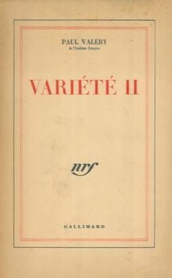 Varieté II - Paul Valéry - copertina