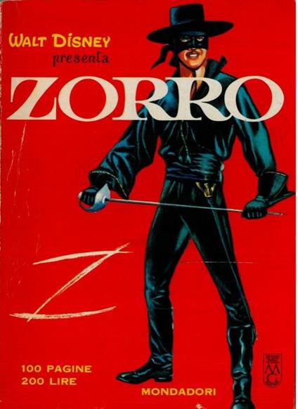 Zorro - Walt Disney - copertina