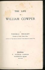 The Life of William Cowper