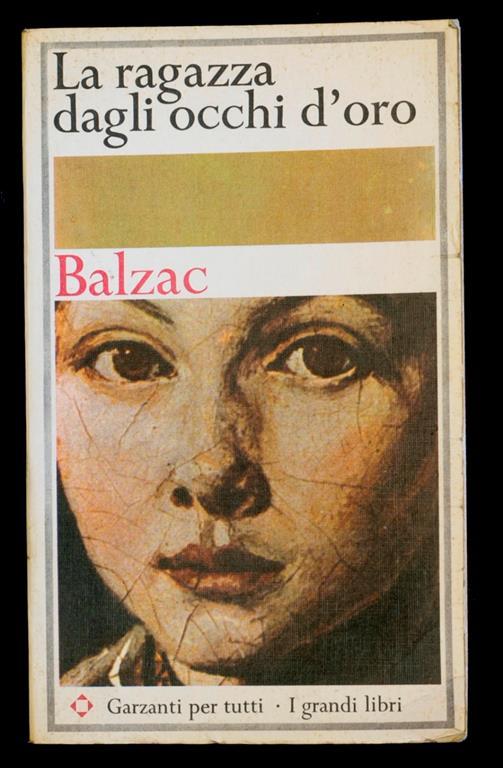 La ragazza dagli occhi d'oro - Honoré de Balzac - copertina