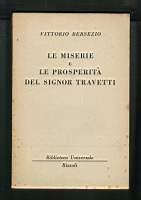 Le miserie e le prosperità del signor Travetti - Vittorio Bersezio - copertina