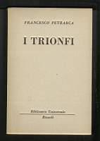 I trionfi - Francesco Petrarca - copertina