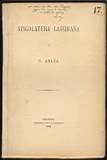 Spigolatura Laschiana - Costantino Arlia - copertina