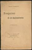 Divagazioni di un malcontento - Guido Rubetti - copertina