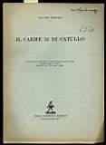 Il carme 51 di Catullo - Walter Ferrari - copertina