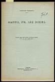 Saffo, fr. 152 Diehl - Gennaro Perrotta - copertina