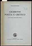 Cicerone Poeta e Critico – La sua prima produzione poetica