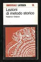 Lezioni di metodo storico - Federico Chabod - copertina