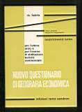 Nuovo questionario di geografia economica