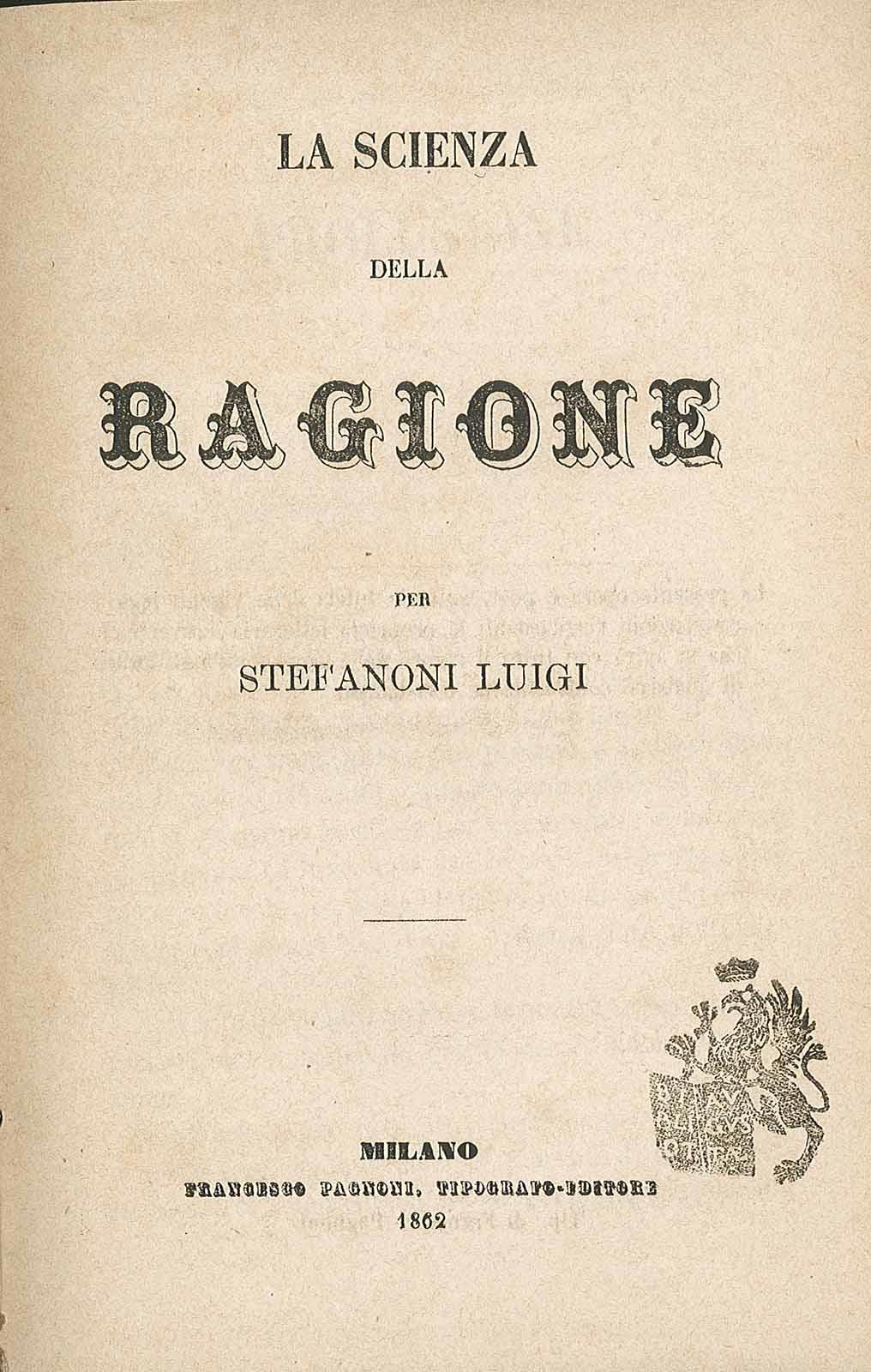 La scienza della ragione