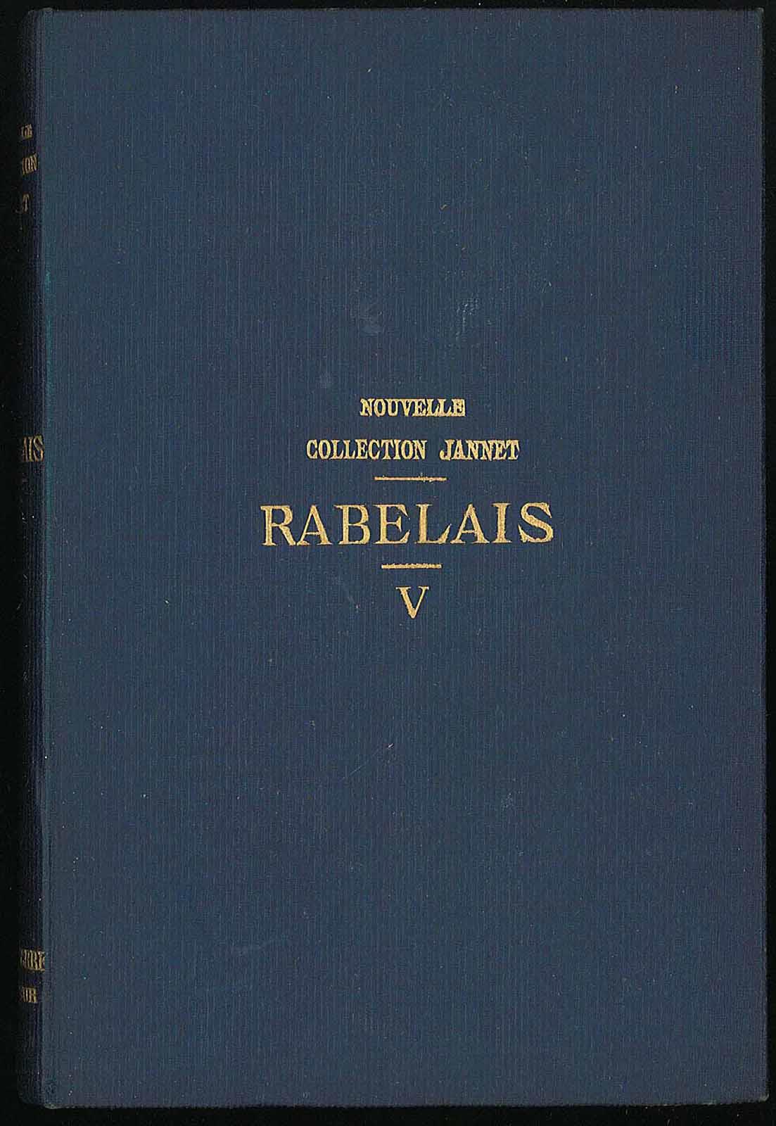 Oeuvres de Rebelais Tome V