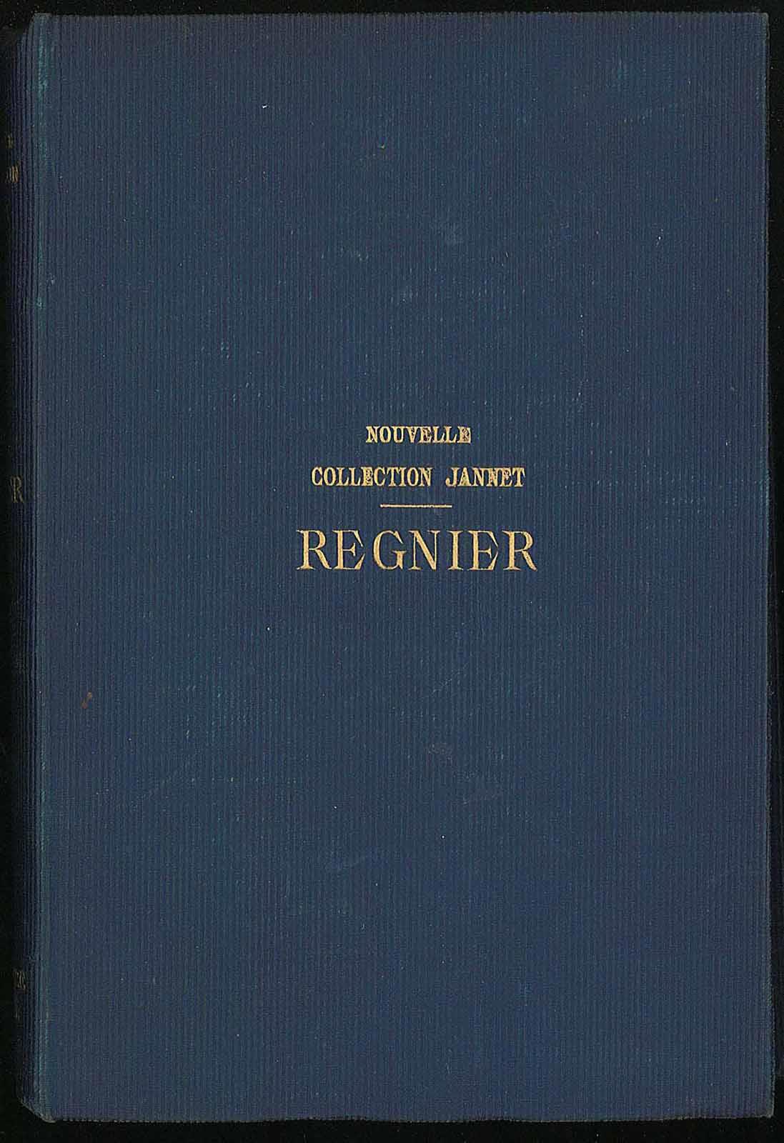 Oeuvres completes de Regnier
