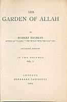 The garden of Allah vol. I e II - Robert S. Hichens - copertina